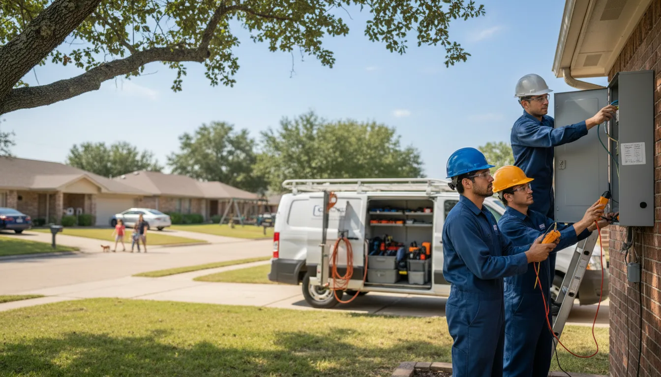 Certified electrician providing emergency electrical services in Holcomb, KS